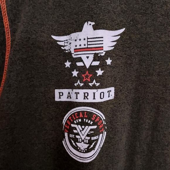 Vertical Sport Green Patriot's Shirt Size M - Picture 4 of 8